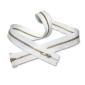 brass zippers P4MS 65 cm OE