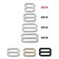 bra buckle 10 mm metalic
