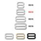 bra buckle 12 mm metalic