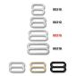 bra buckle 15 mm metalic