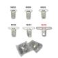 Brace clip 50 mm nickelled