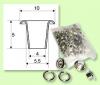 Eyelets 4 mm 1000 pcs