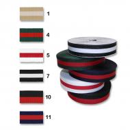 Striped grosgrain ribbon 30 mm