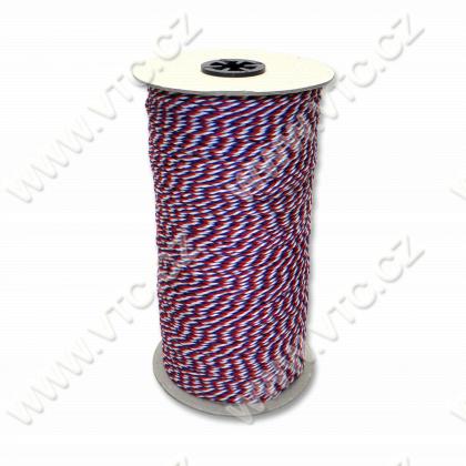 Twisted cord - tricolor 2 mm - 400 m
