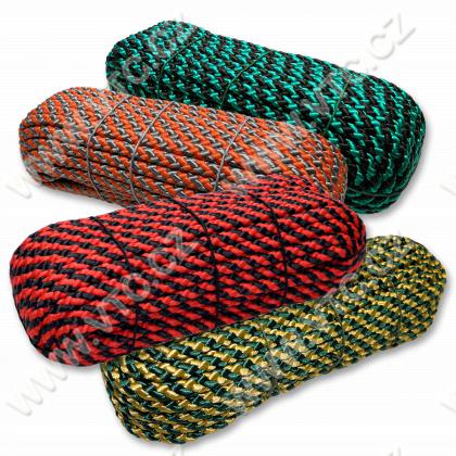 Two-colored entwined cord 10mm