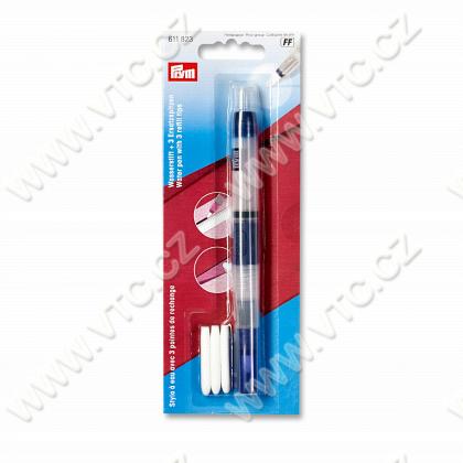 Water pen with 3 refill tips