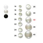 Polyester button 32 - 2 holes