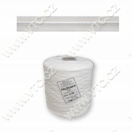 Round elastic 2 mm for face mask white