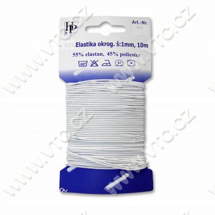 Round elastic on card 10 m