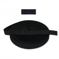 Knopfloch-Elastic 18 mm schwarz