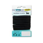 Standard-Elastic 5,3 mm schwarz - Karte 5 m