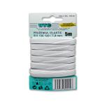 Standard elastic 7,9 mm white - card 5 m