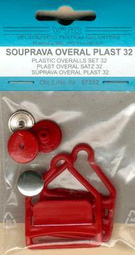 Plastic overalls set 32mm-card