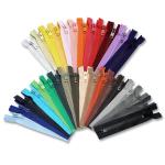 Plastic zippers L6 18 cm CE