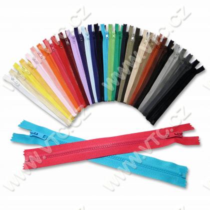 Plastic zippers LR6 80 cm OE