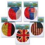 Iron-on patches 'flags'