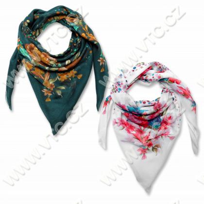 Printed scarf 100x100 cm