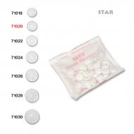 Thread´s buttons 25pcs STAR 20