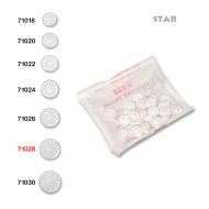 Thread´s buttons 25pcs STAR 28