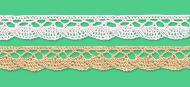 Cotton bobbin lace - 20 mm