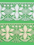 Cotton bobbin lace - 85 mm