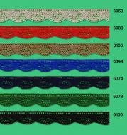 Cotton bobbin lace - 17 mm