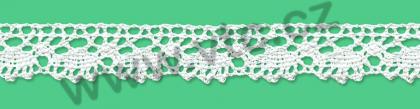 Cotton bobbin lace - 20 mm