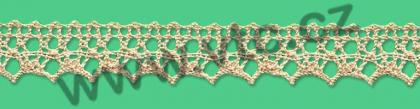 Cotton bobbin lace - 19 mm