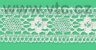 Cotton bobbin lace - 50 mm