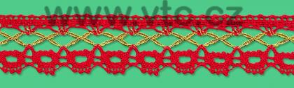 Cotton bobbin lace - 32 mm