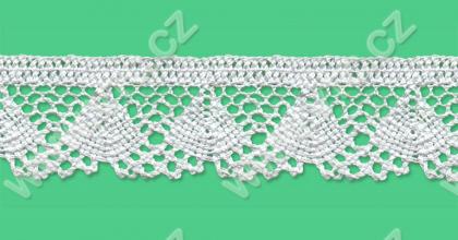 Cotton bobbin lace - 35 mm