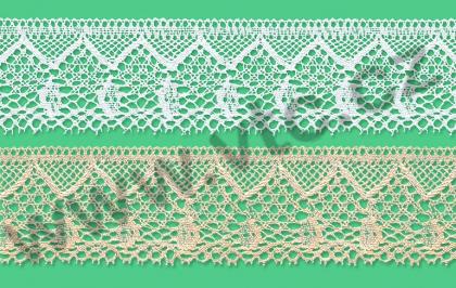 Cotton bobbin lace - 33 mm