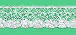 Cotton bobbin lace - 40 mm