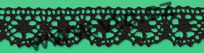 Cotton bobbin lace - 25 mm