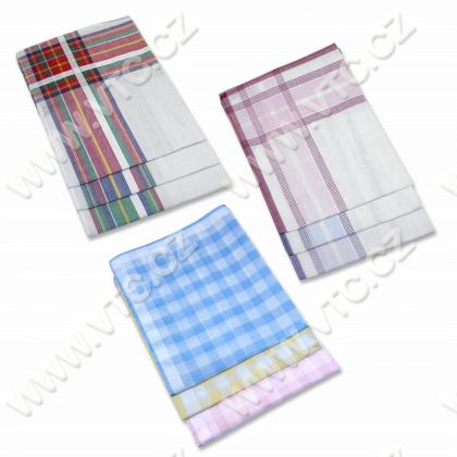 Ladies handkerchief color - 6pcs/pack