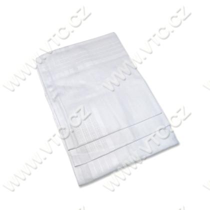 Ladies handkerchief white - 6pcs/pack