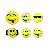 Reflective stickers - Smiley 6pcs