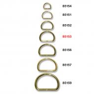 D-ring 24 mm brass