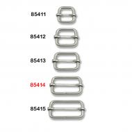 Sliding bar buckle 30 mm nickel