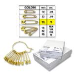 Safety pins GOLDIN No.0