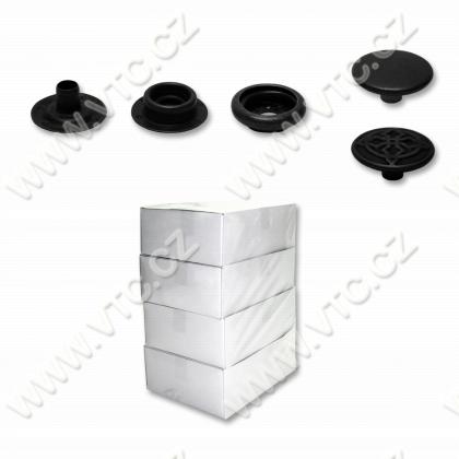 Press buttons AM6 black nickel - 500pcs