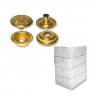 Press buttons AM6 brass - 500pcs