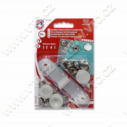 Buttons ROLAND STYLE 3 nickel - card