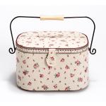 Sewing basket L Country Rose