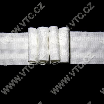 Gardinenband - vier-Falten, 25 mm