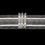 Gardinenband - drei-Falten, Klar, 40 mm