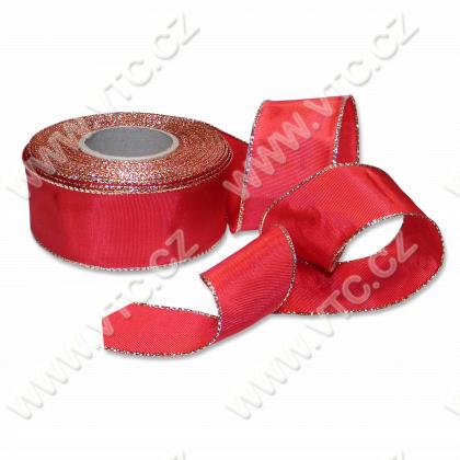 Taffeta ribbon w. MTP and wire 40 mm