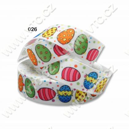 Stuha rypsová s potlačou 20 mm