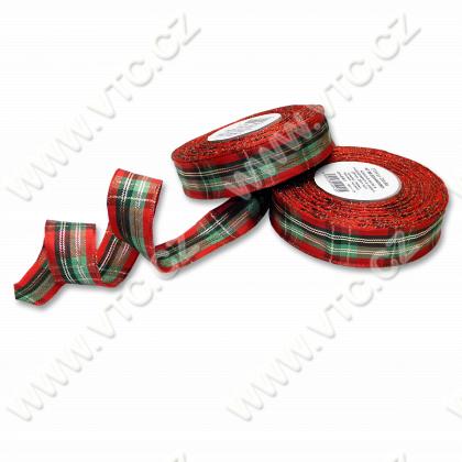 Decorative wired ribbon with MTP 25 mm