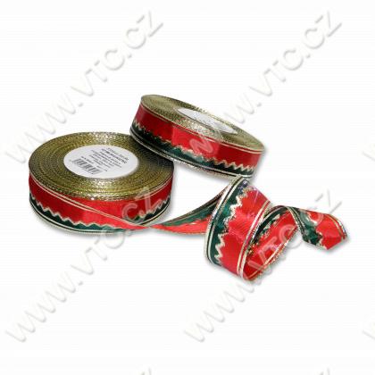 Decorative wired ribbon with MTP 25 mm
